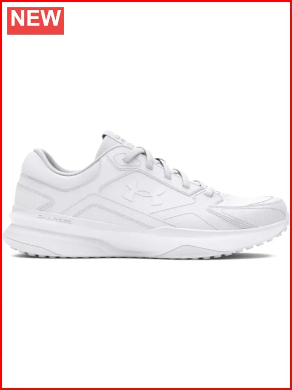 Leather Lace-Up Athletic Sneakers Running Shoes